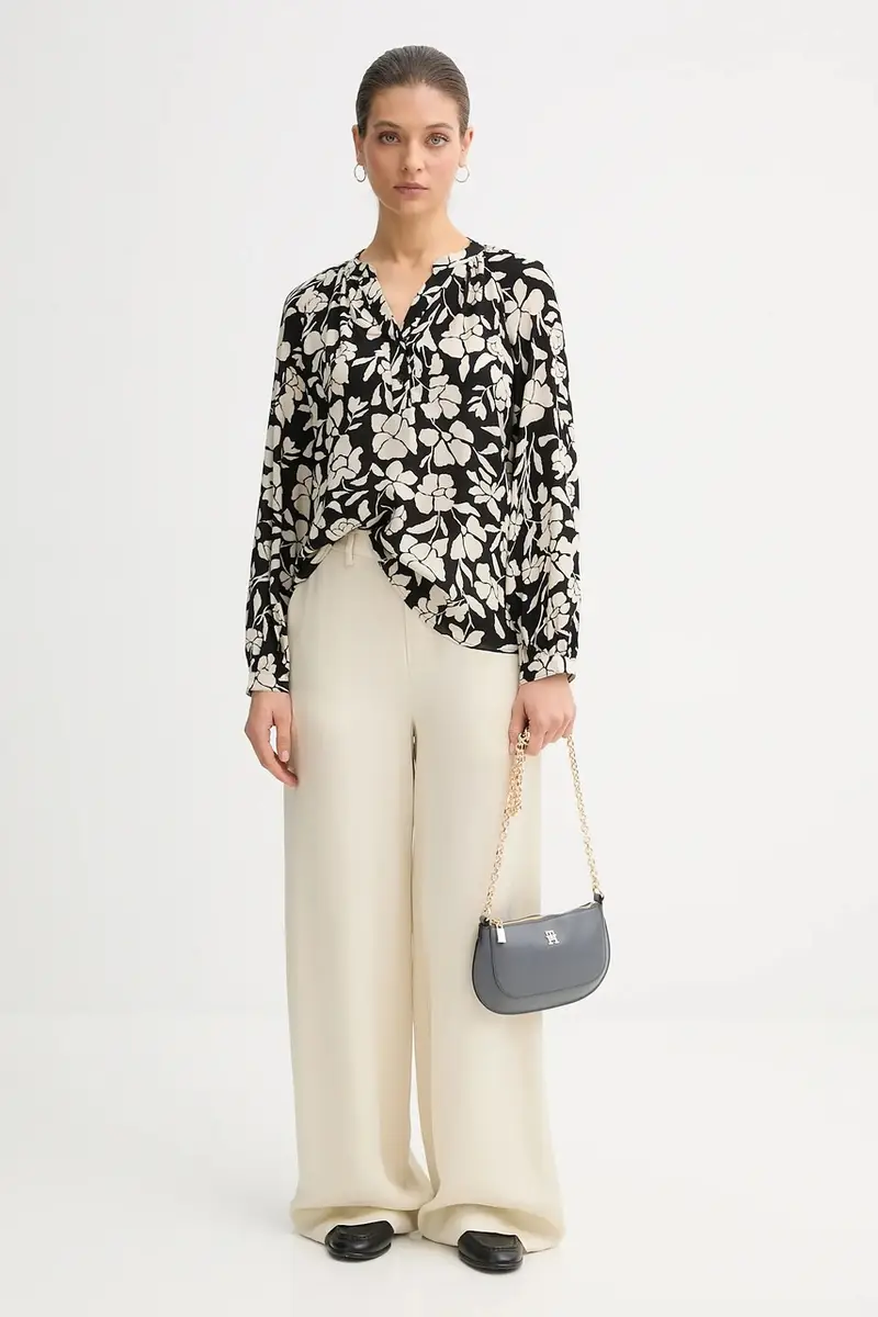 camicetta donna colore beige 50IGDQ0CN miniatura 2