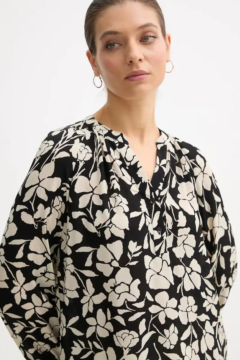 camicetta donna colore beige 50IGDQ0CN miniatura 4