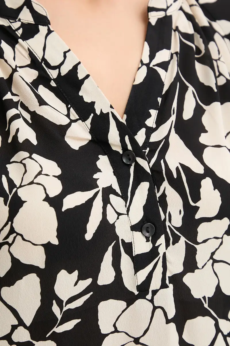 camicetta donna colore beige 50IGDQ0CN miniatura 5