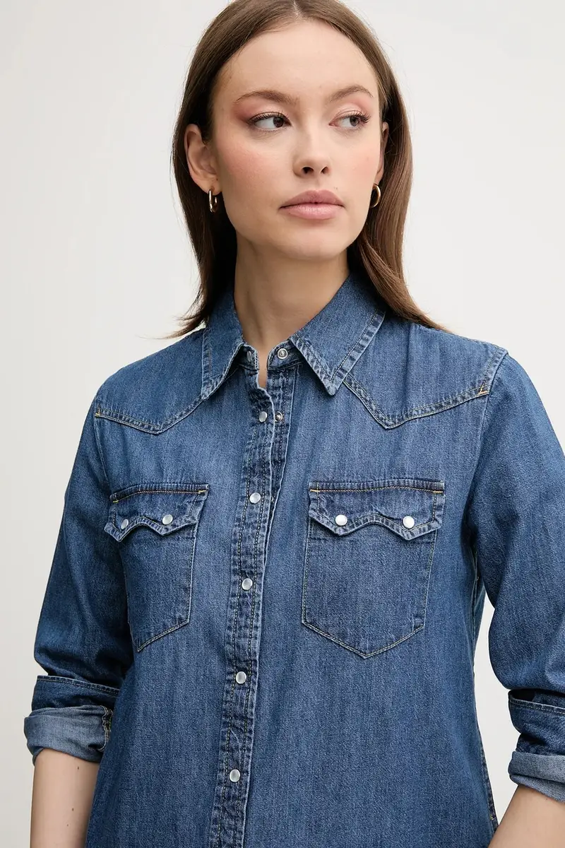 United Colors of Benetton Jeans Donna Blu 3423684 miniatura 5