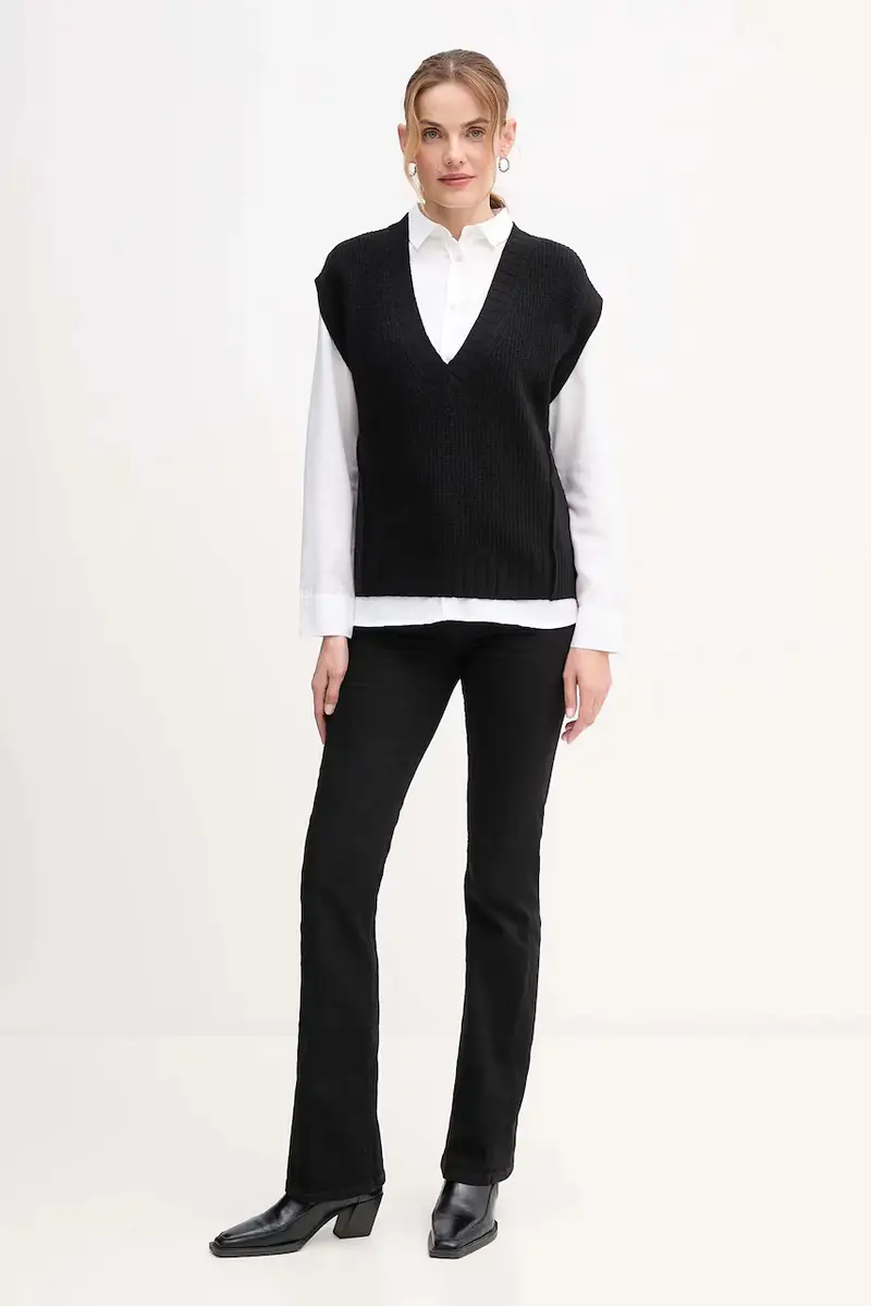 camicia donna colore bianco 56D8DQ0CG miniatura 2