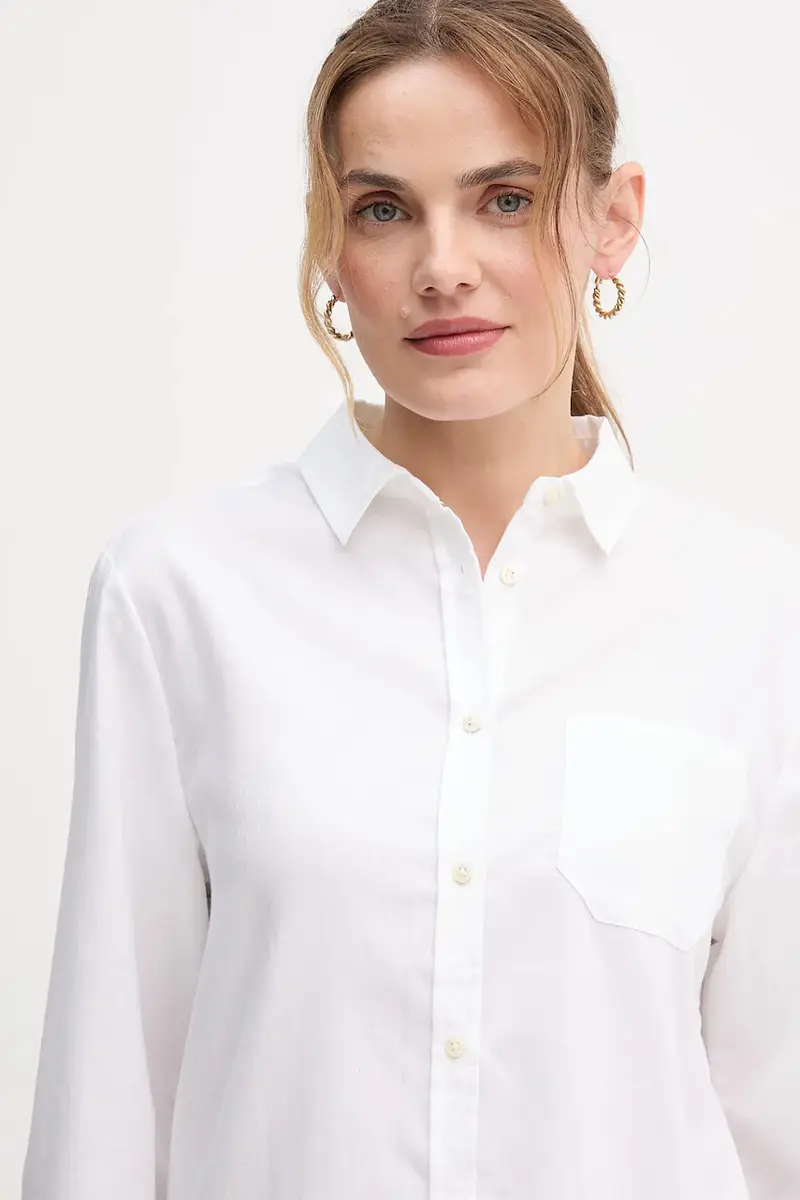 camicia donna colore bianco 56D8DQ0CG miniatura 4