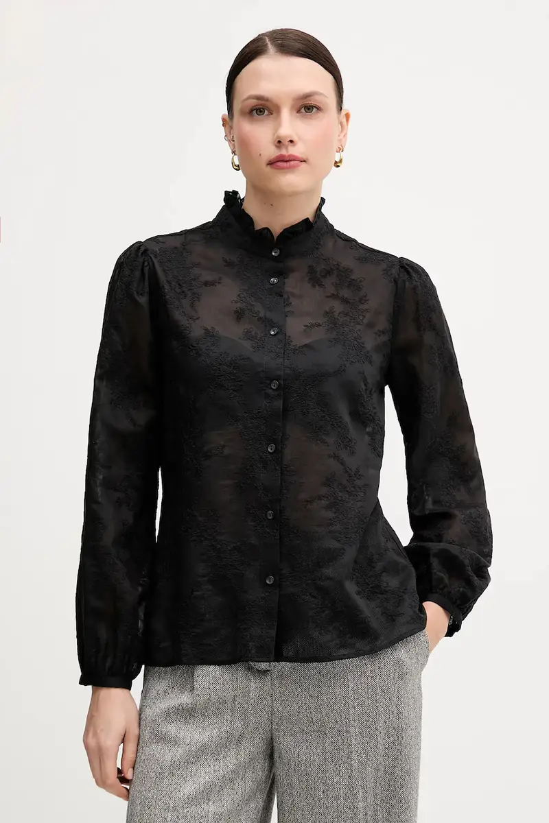 camicia donna colore nero 52WNDQ0CQ