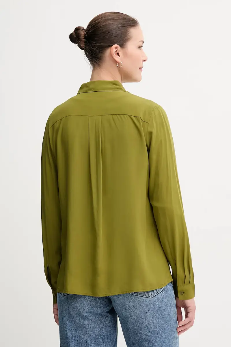 camicia donna colore rosa 5WPWDQ0B0 Verde miniatura 3