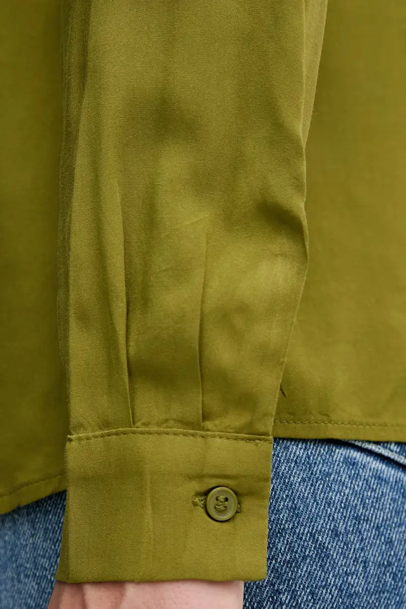 camicia donna colore rosa 5WPWDQ0B0 Verde miniatura 5