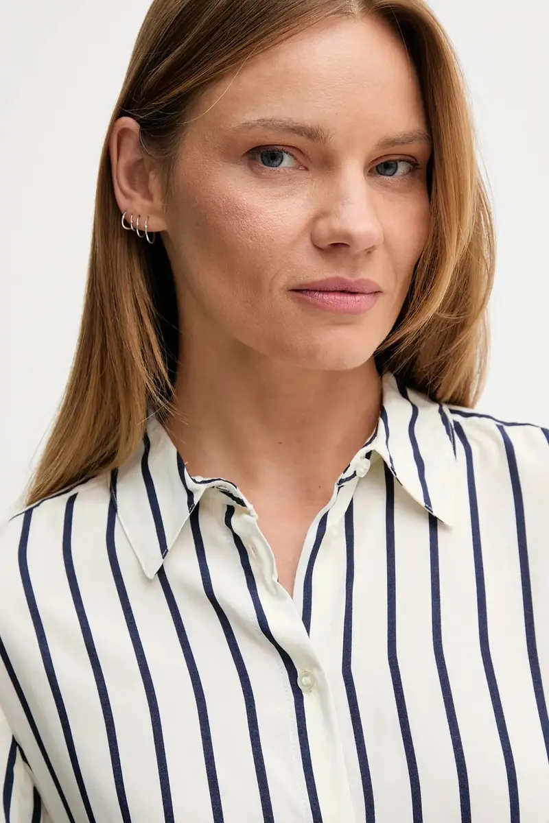 camicia donna colore verde 5T17DQ0AZ Beige miniatura 4