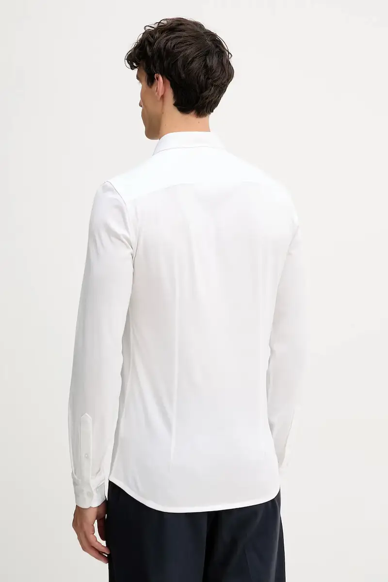 camicia in cotone uomo colore bianco 5X37UQ064 miniatura 3