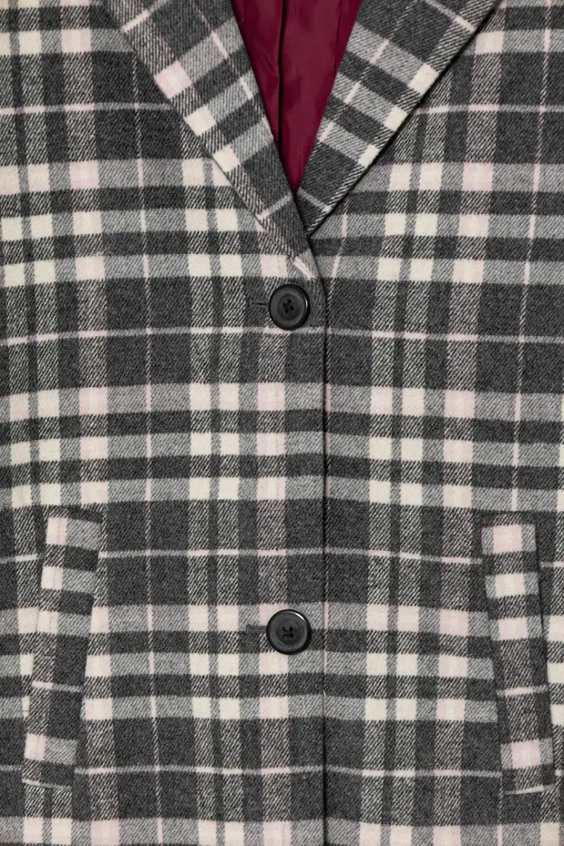 cappotto con lana bambini Grigio miniatura 3