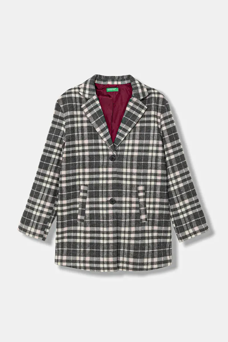 cappotto con lana bambini Grigio