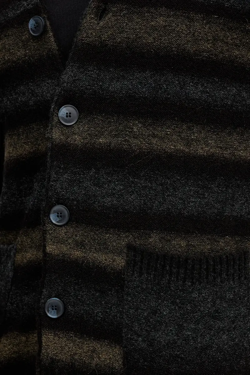 United Colors of Benetton Cardigan Marrone 4149297 miniatura 5