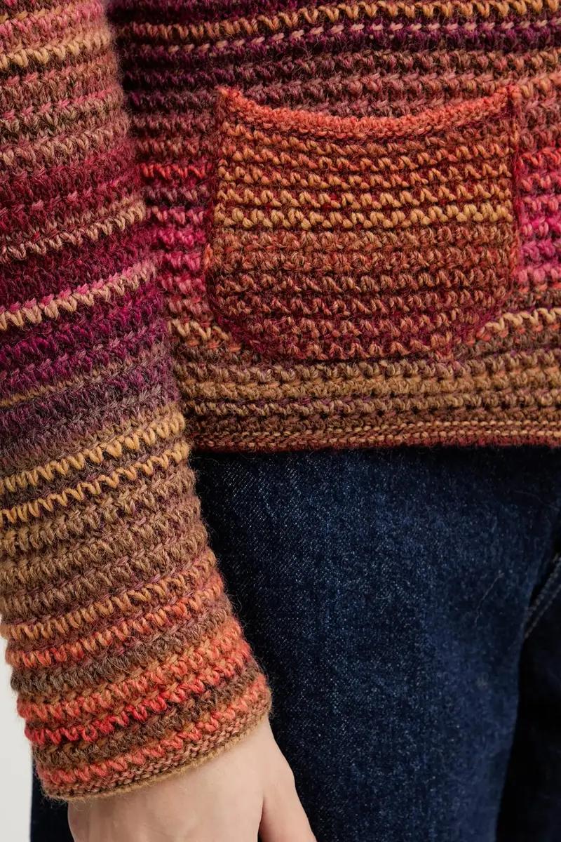 United Colors of Benetton Cardigan Arancione 3955571 miniatura 5