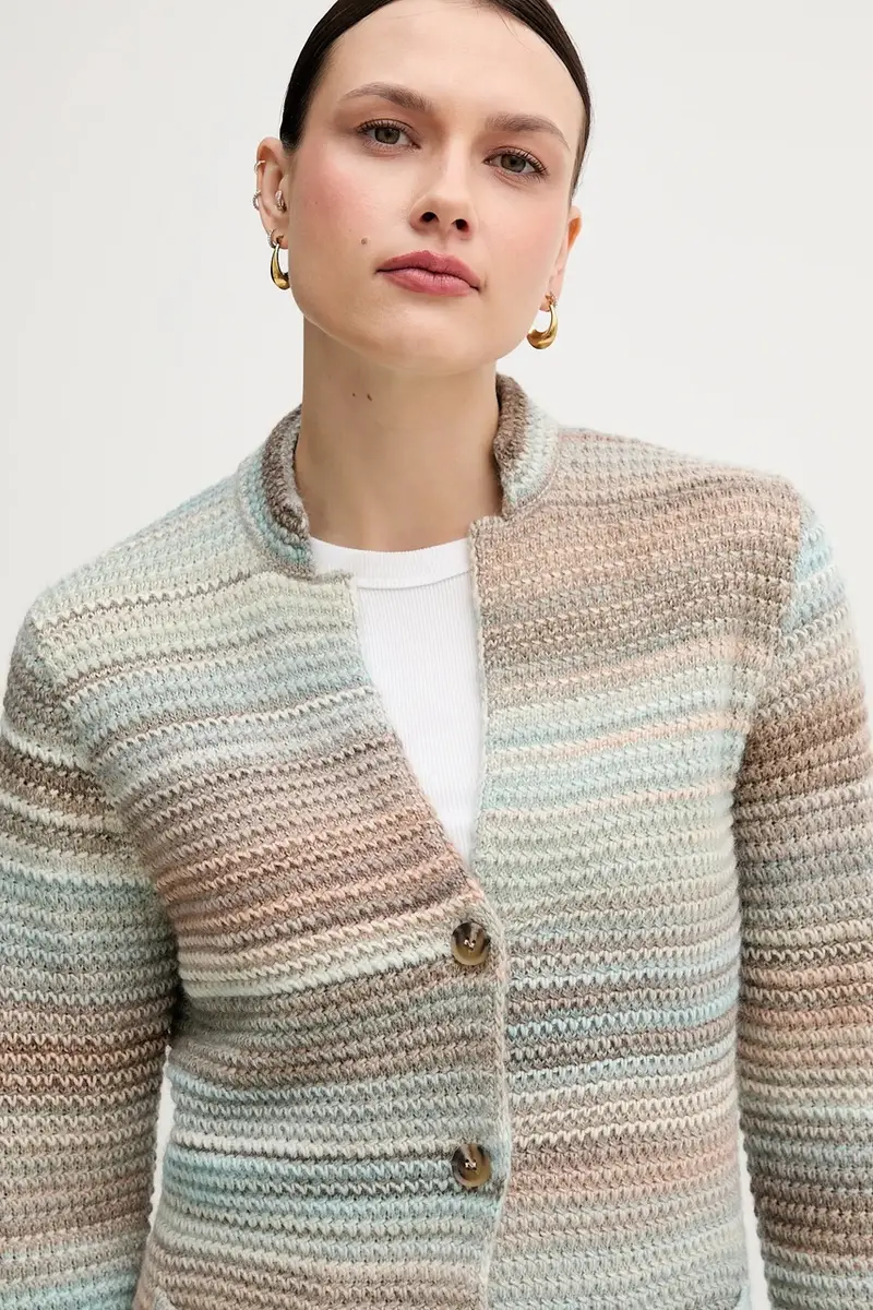 United Colors of Benetton Cardigan Beige 3955623 miniatura 4