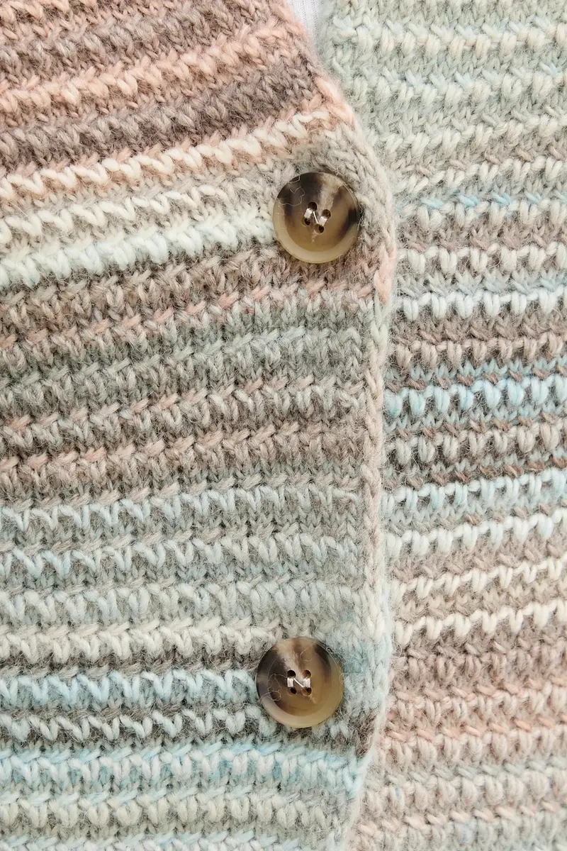 United Colors of Benetton Cardigan Beige 3955623 miniatura 5