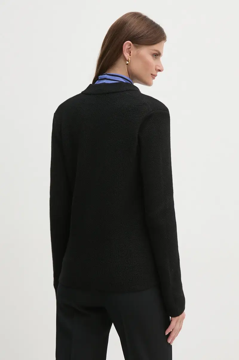 United Colors of Benetton Cardigan Nero 4157605 miniatura 3