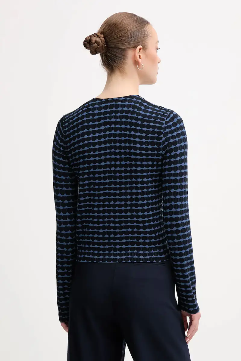 United Colors of Benetton Cardigan Donna Blu 3596052 miniatura 3