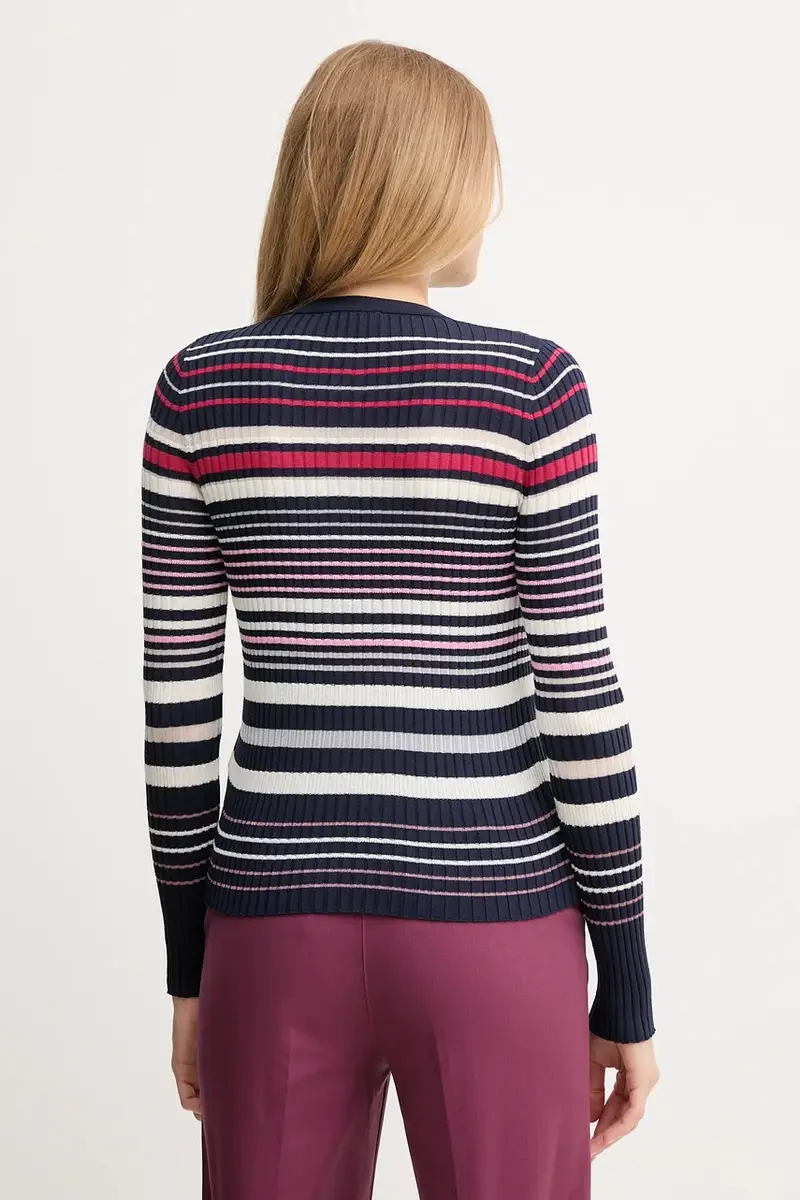 United Colors of Benetton Cardigan Donna Blu 3595230 miniatura 3