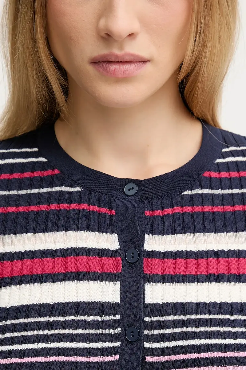 United Colors of Benetton Cardigan Donna Blu 3595230 miniatura 5