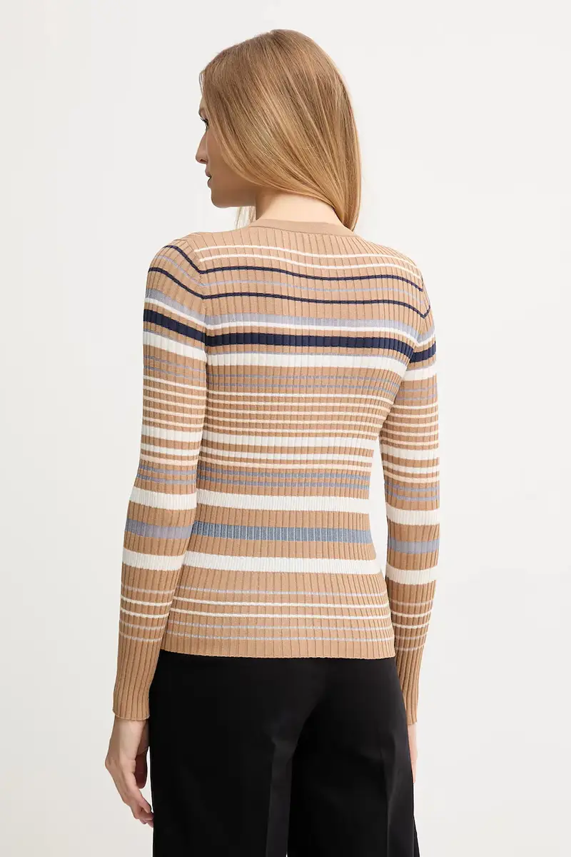 United Colors of Benetton Cardigan Donna Marrone 3619488 miniatura 3