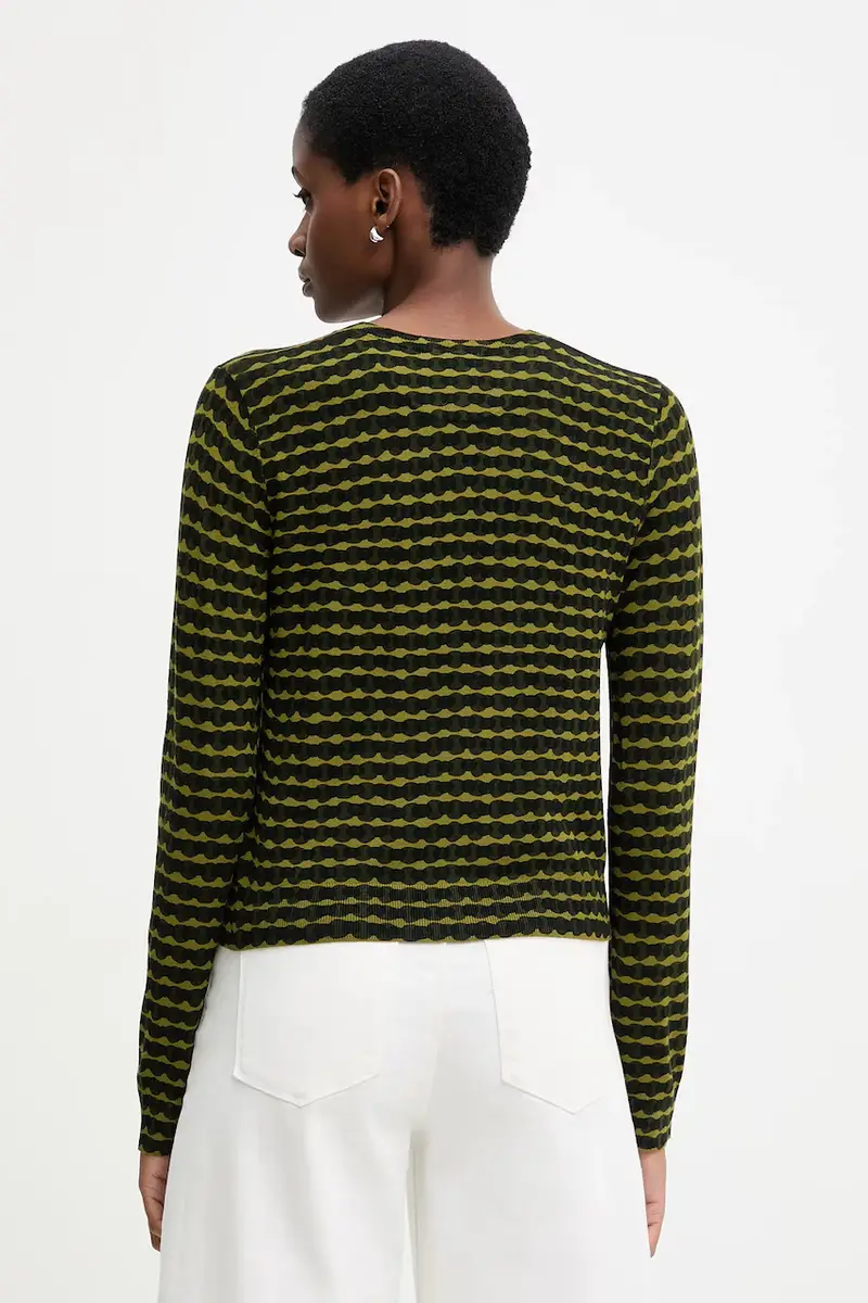 United Colors of Benetton Cardigan Donna Verde 3670549 miniatura 3