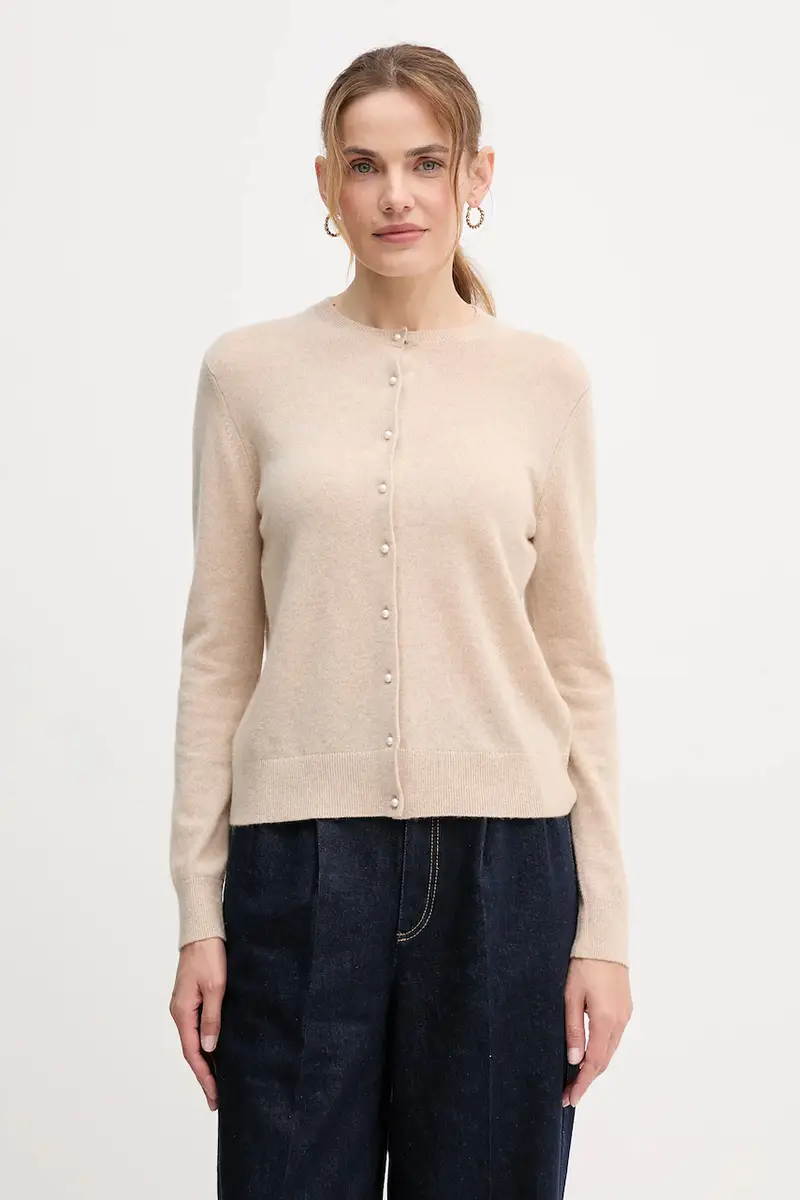 United Colors of Benetton Cardigan Donna Beige 3575043