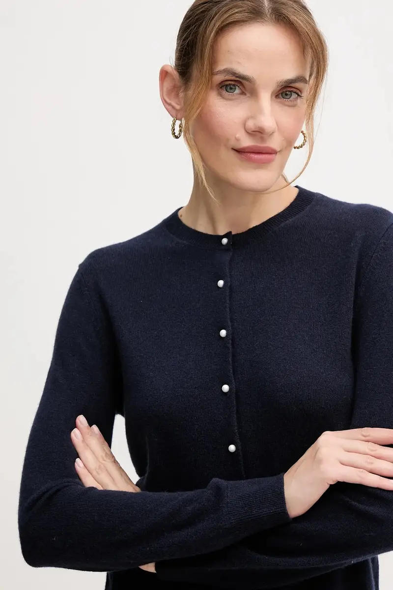 United Colors of Benetton Cardigan Donna Blu 3596088 miniatura 4