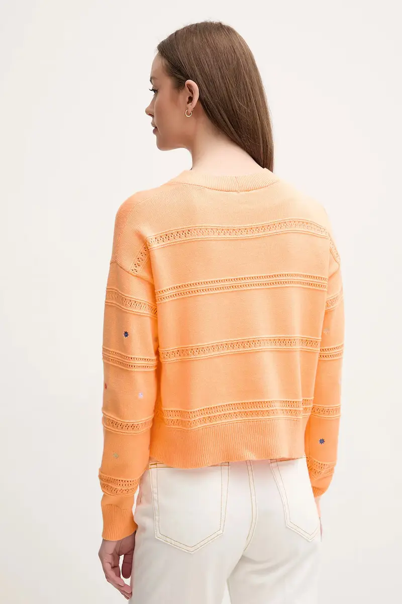 United Colors of Benetton Cardigan Donna Arancione 2469253 miniatura 3