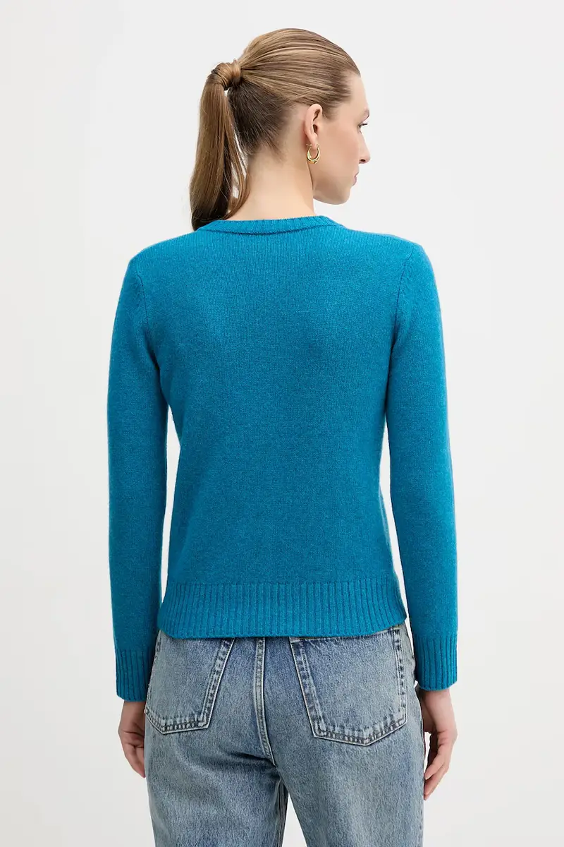 United Colors of Benetton Cardigan Blu 4148172 miniatura 3
