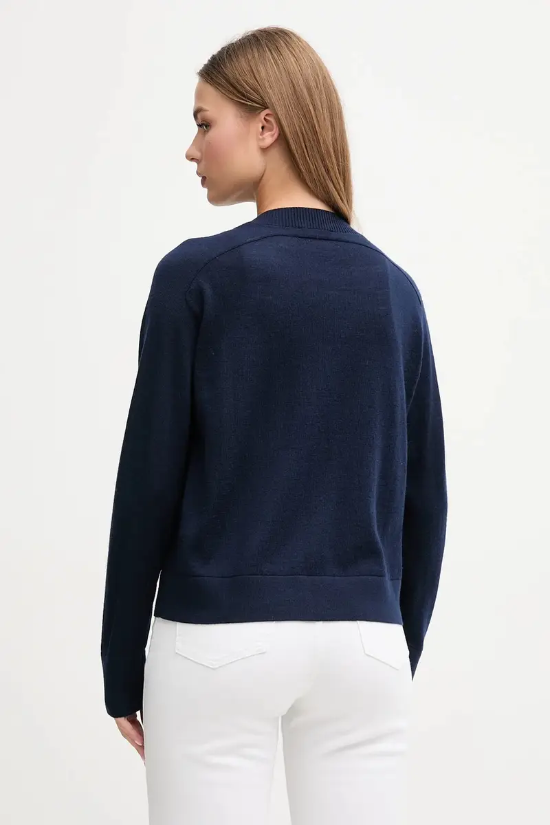 United Colors of Benetton Cardigan Donna Nero 3591262 miniatura 3