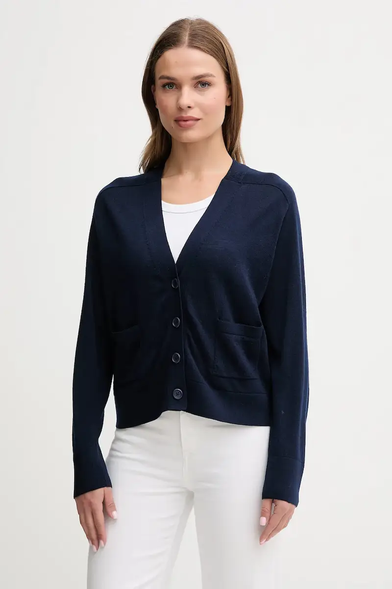 United Colors of Benetton Cardigan Donna Blu 3591262