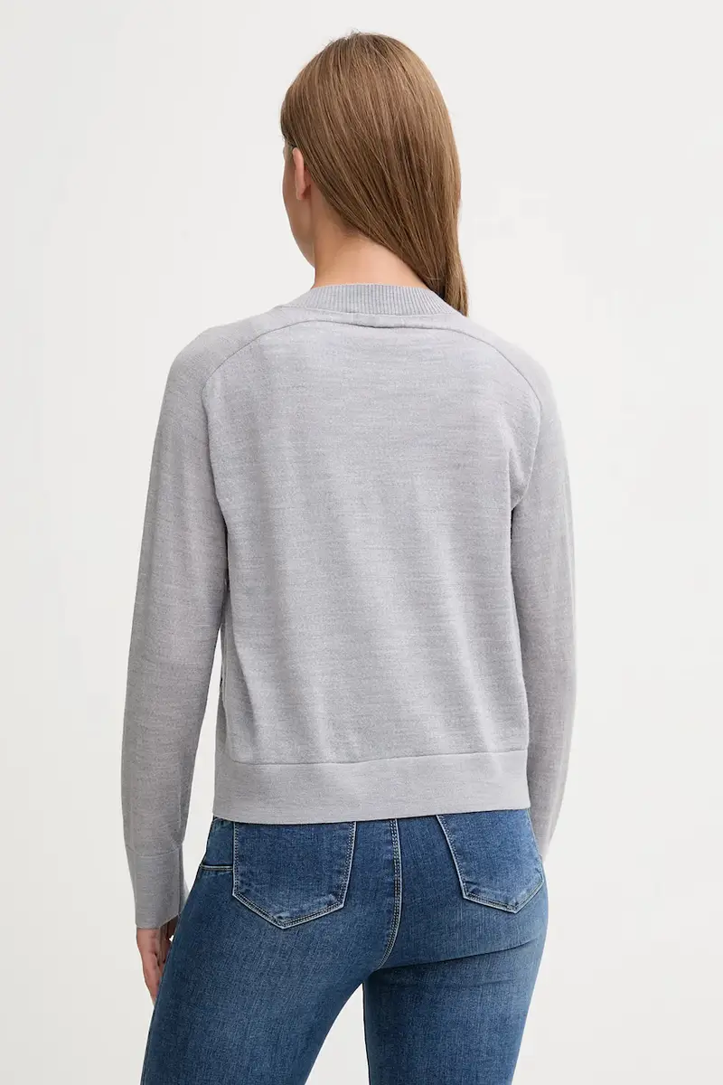 United Colors of Benetton Cardigan Donna Nero 3609678 miniatura 3