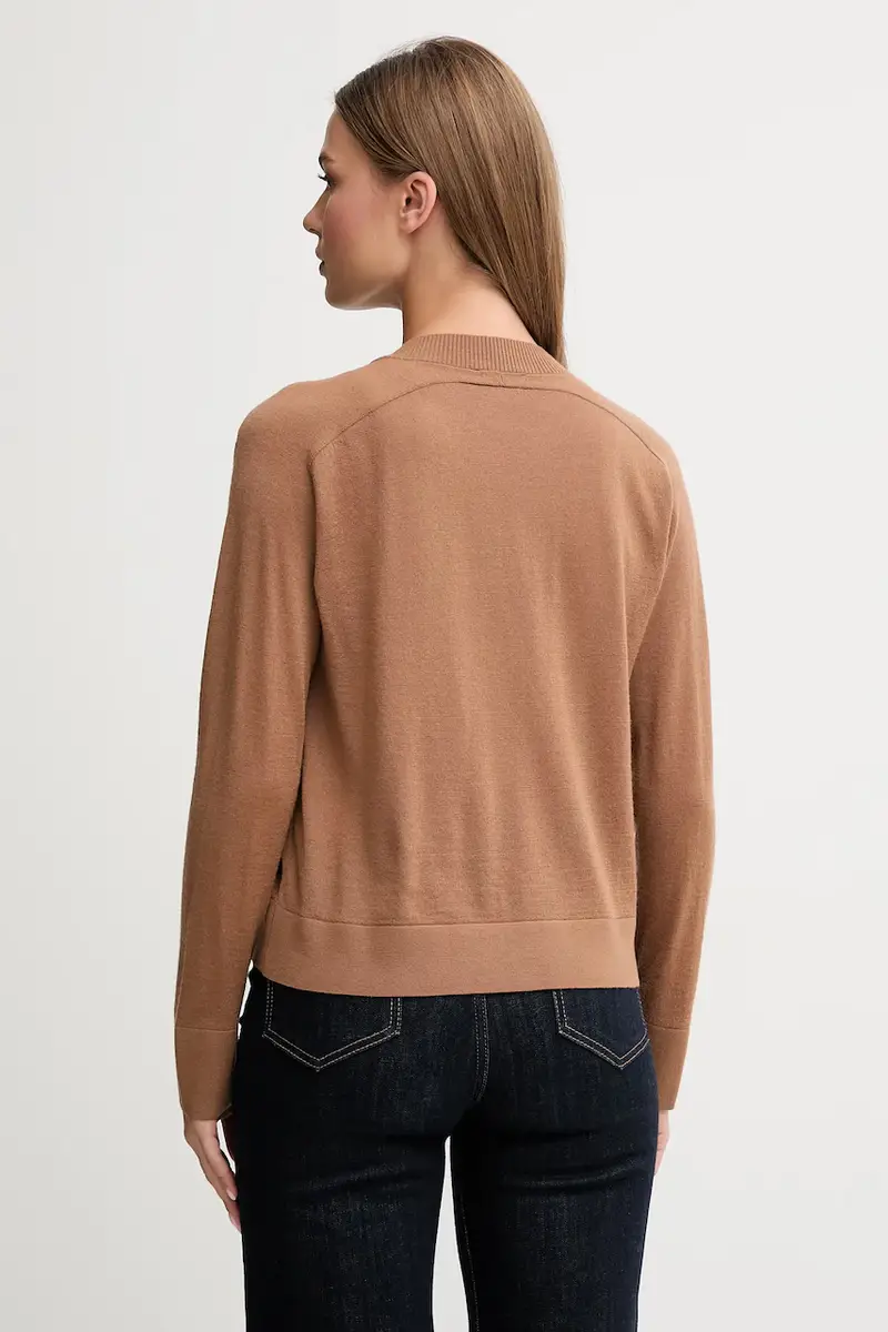 United Colors of Benetton Cardigan Donna Nero 3618268 miniatura 3