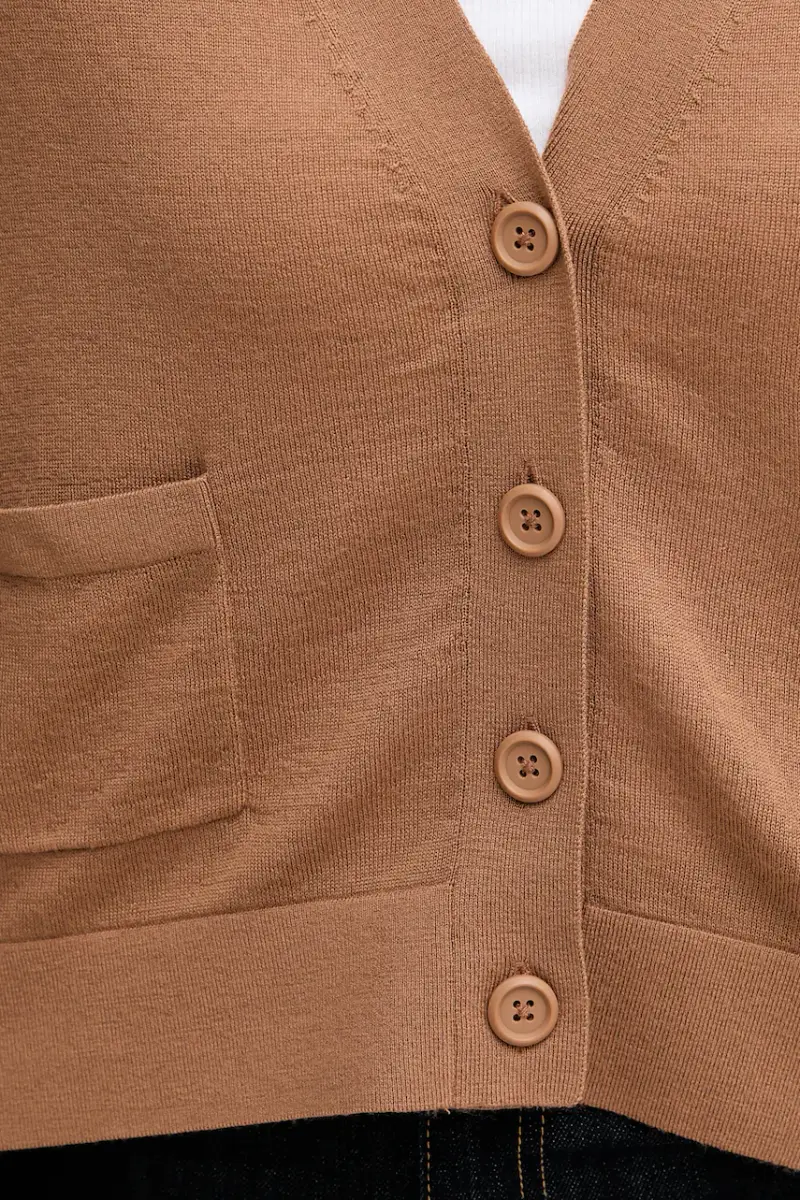 United Colors of Benetton Cardigan Donna Nero 3618268 miniatura 5