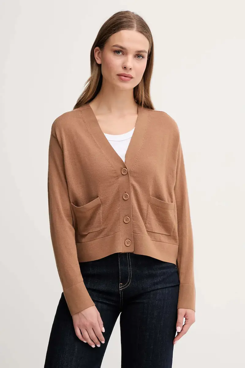 United Colors of Benetton Cardigan Donna Nero 3618268