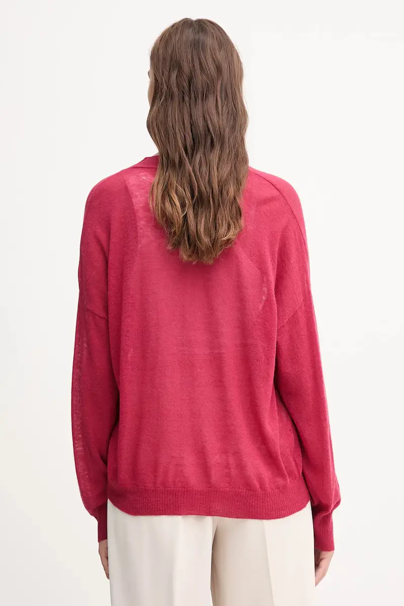 United Colors of Benetton Cardigan Donna Rosa 3663292 miniatura 3