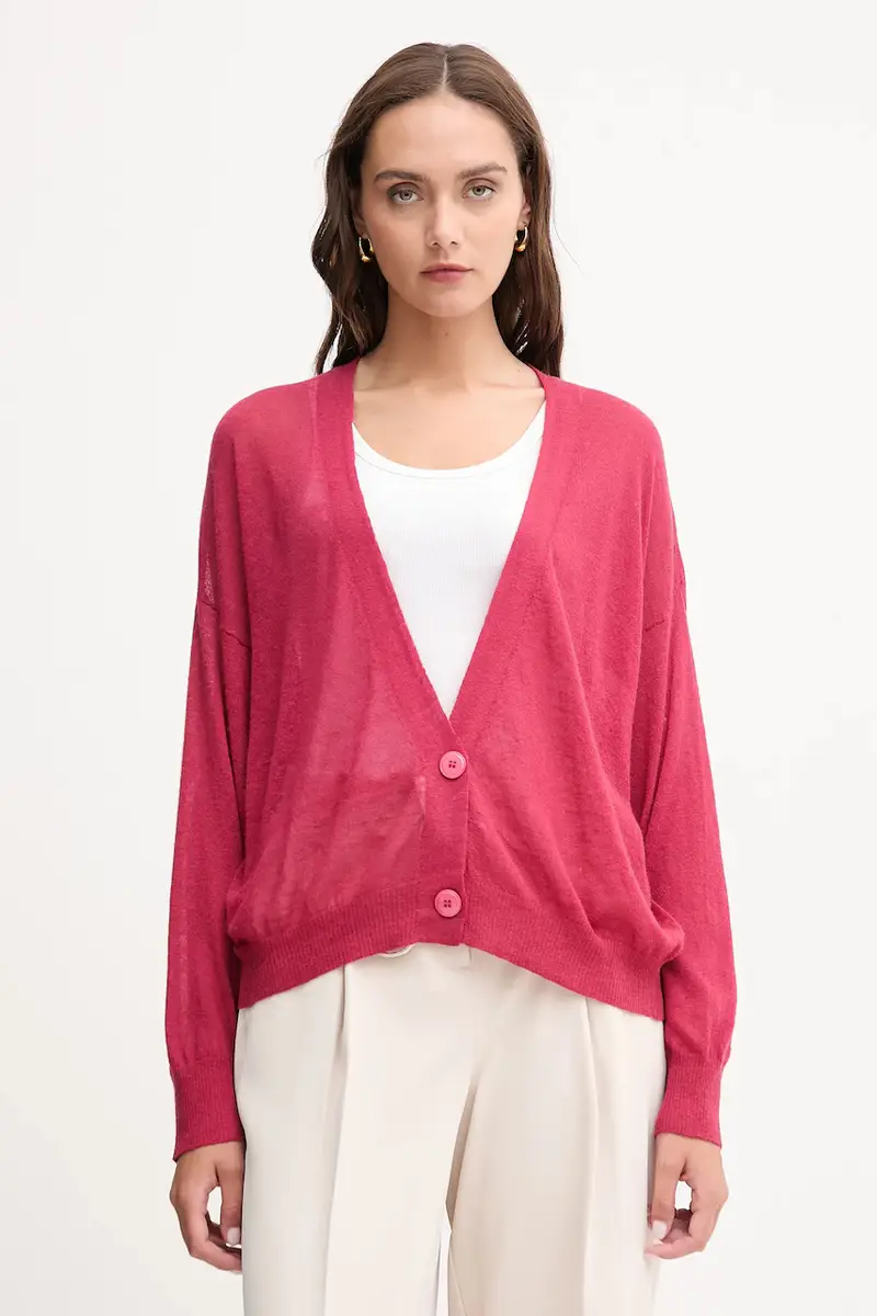 United Colors of Benetton Cardigan Donna Rosa 3663292