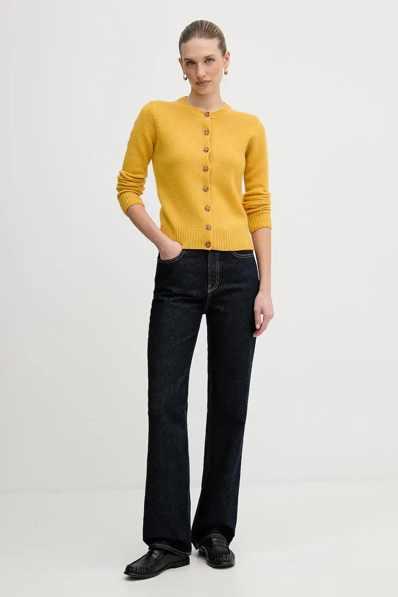 United Colors of Benetton Cardigan Giallo 4148400 miniatura 2