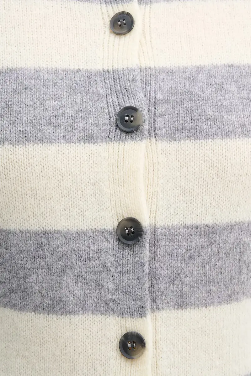 United Colors of Benetton Cardigan Grigio 4148551 miniatura 5