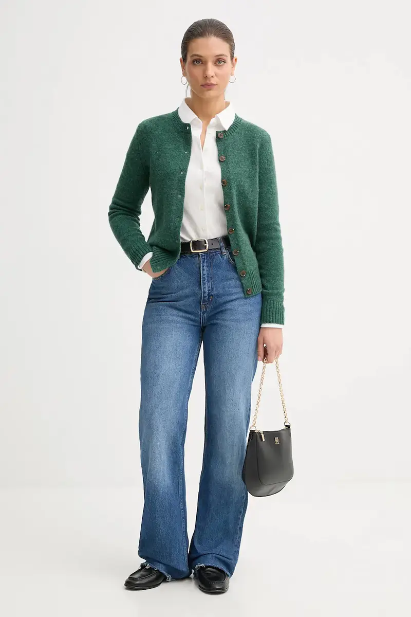 United Colors of Benetton Cardigan Verde 4151221 miniatura 2