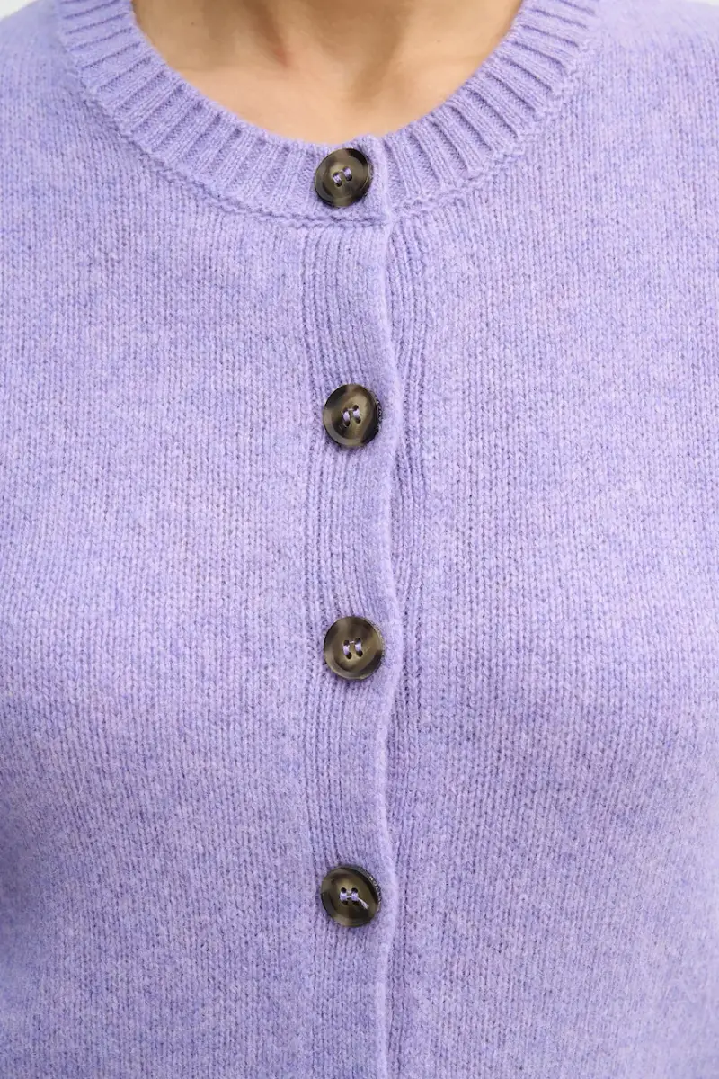 United Colors of Benetton Cardigan Viola 3958417 miniatura 5