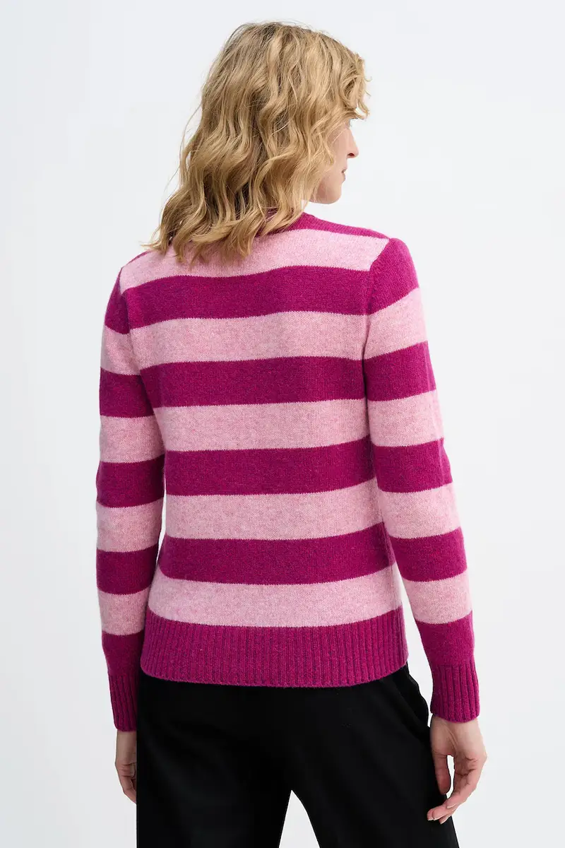 United Colors of Benetton Cardigan Viola 4151515 miniatura 3