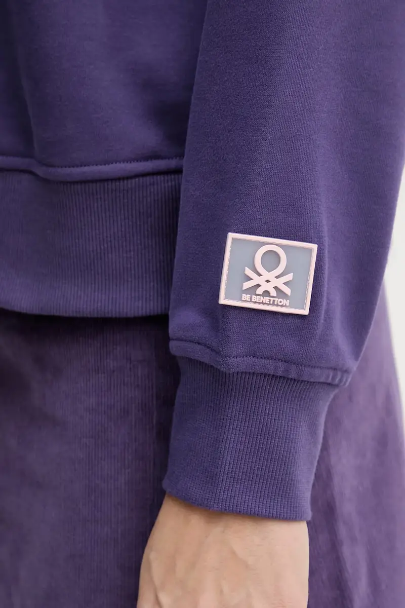 felpa donna colore violetto con cappuccio 3WNWD201C miniatura 5