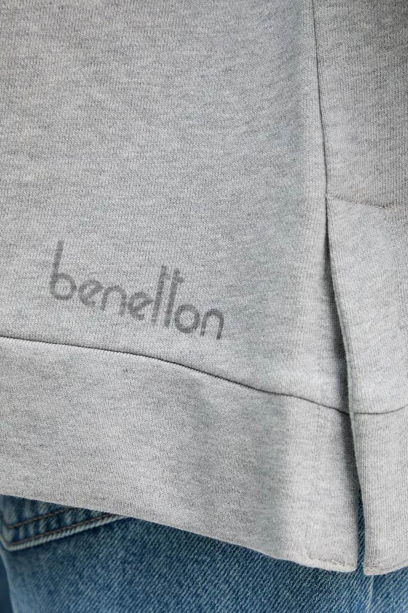 felpa in cotone donna colore rosa con cappuccio 3UNID500R Grigio miniatura 5