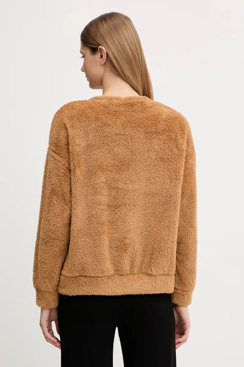 felpa notte donna colore marrone 3UKC3M07Z miniatura 3