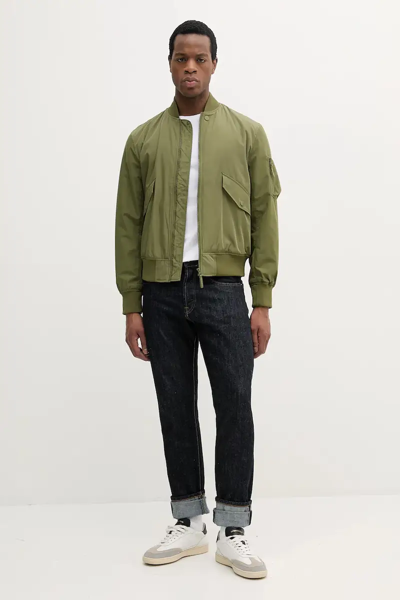giacca bomber colore verde 2ZPSUN06G miniatura 2