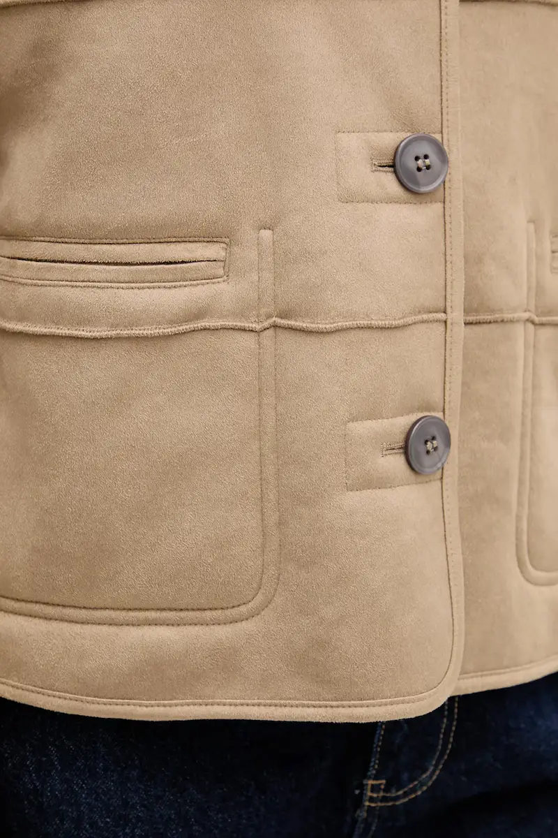 giacca colore beige 2W8EDN08Q miniatura 5