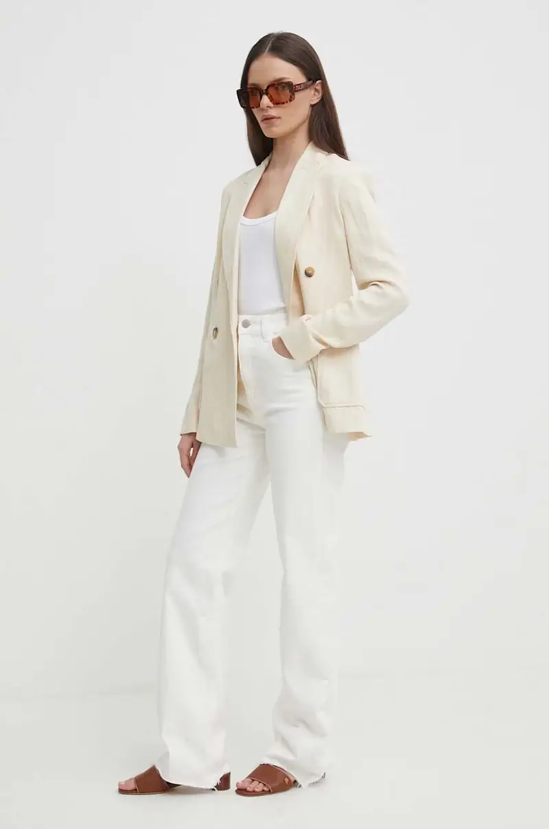 giacca colore beige miniatura 2