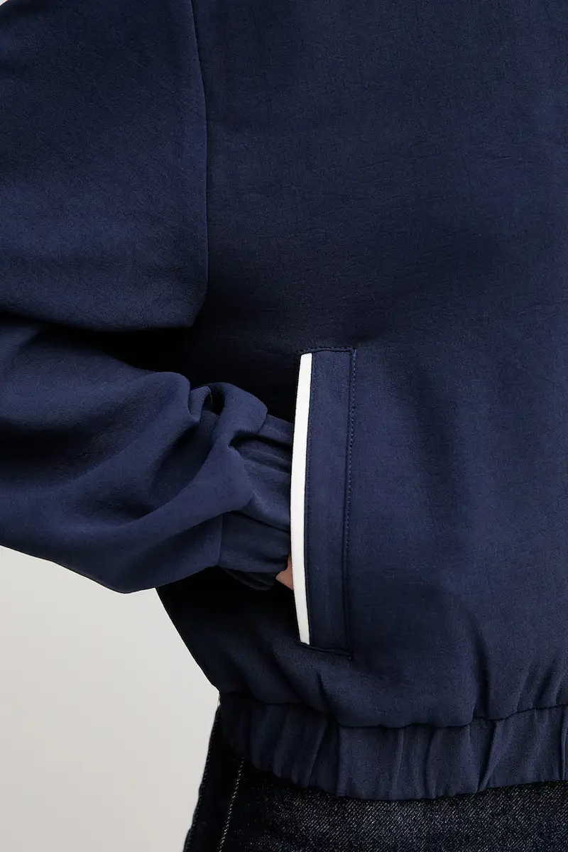 giacca colore blu navy 20A6DN085 miniatura 5