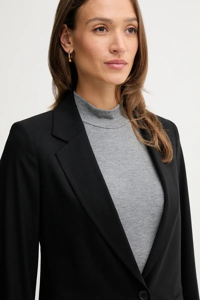 giacca colore grigio 2962DW00H Nero miniatura 4