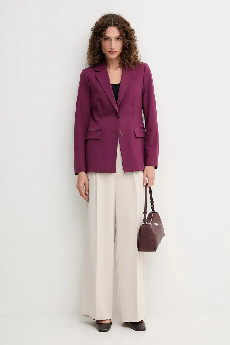 giacca colore violetto 2L4HDW02W miniatura 2