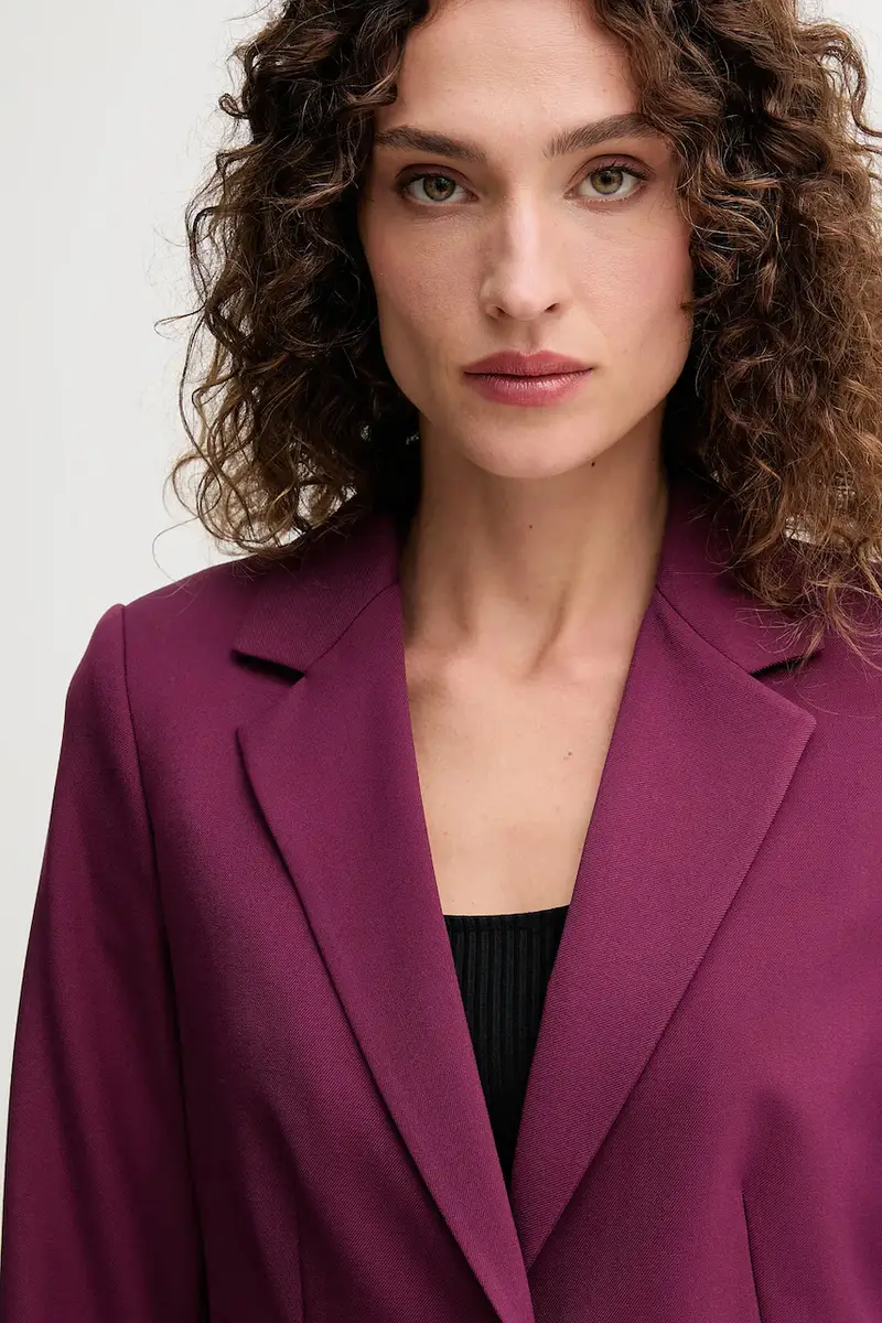 giacca colore violetto 2L4HDW02W miniatura 4